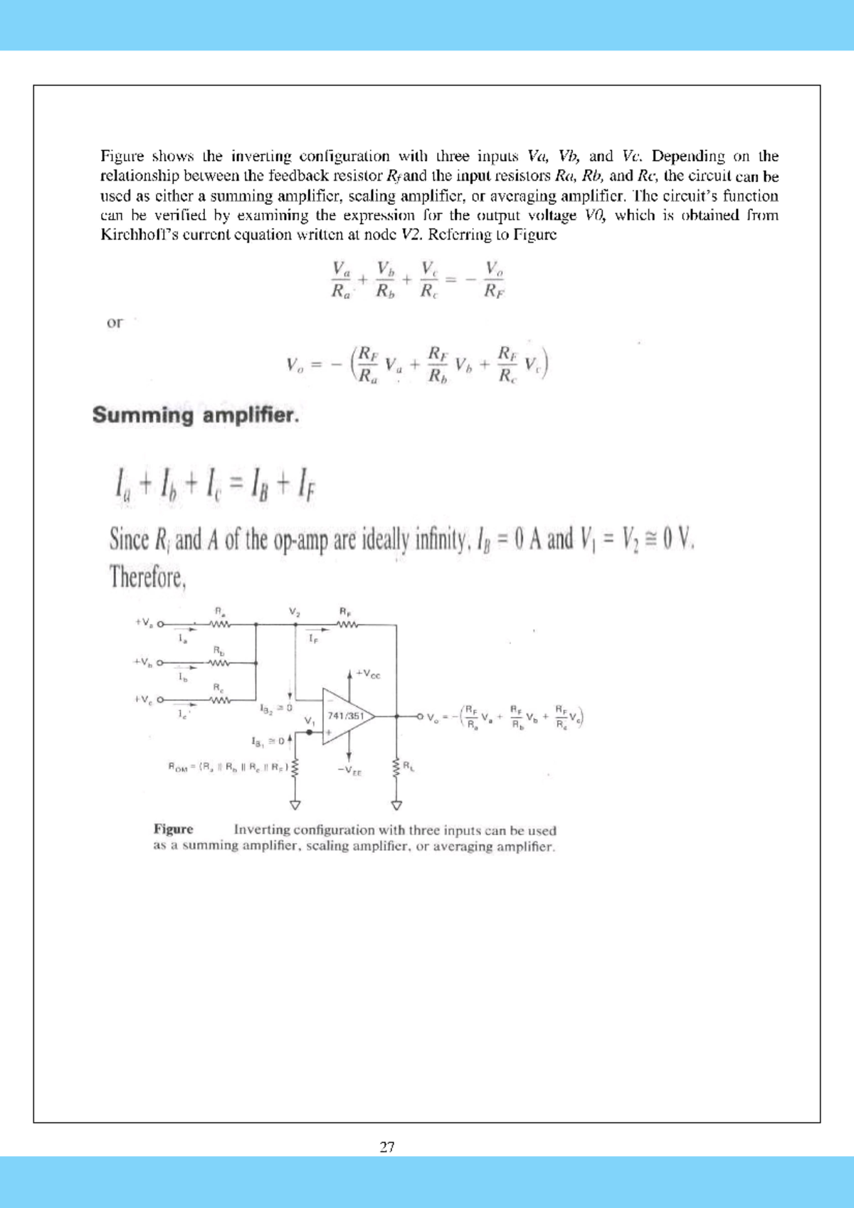 OP AMP Applications Microwave Integrated Circuits Studocu