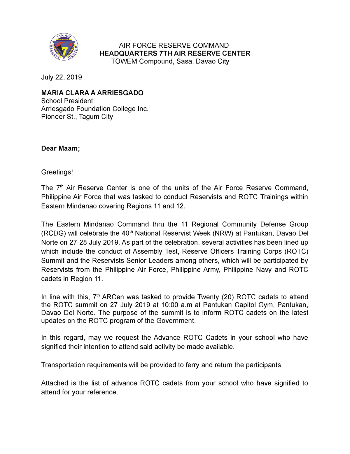 civilian-letter-to-nrw-2019-air-force-reserve-command-headquarters