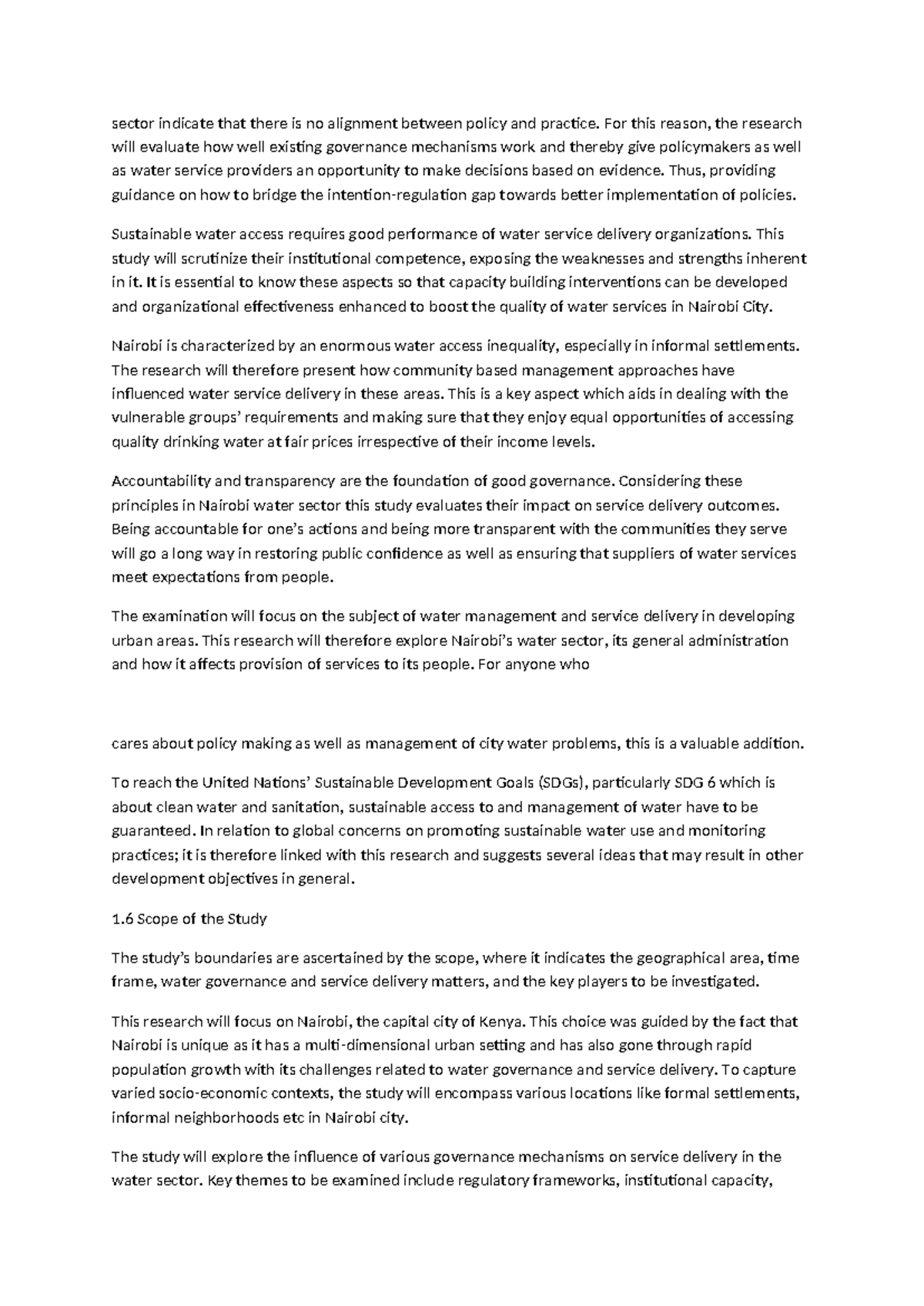 DOC3 - NOTES - sector indicate that there is no alignment between ...