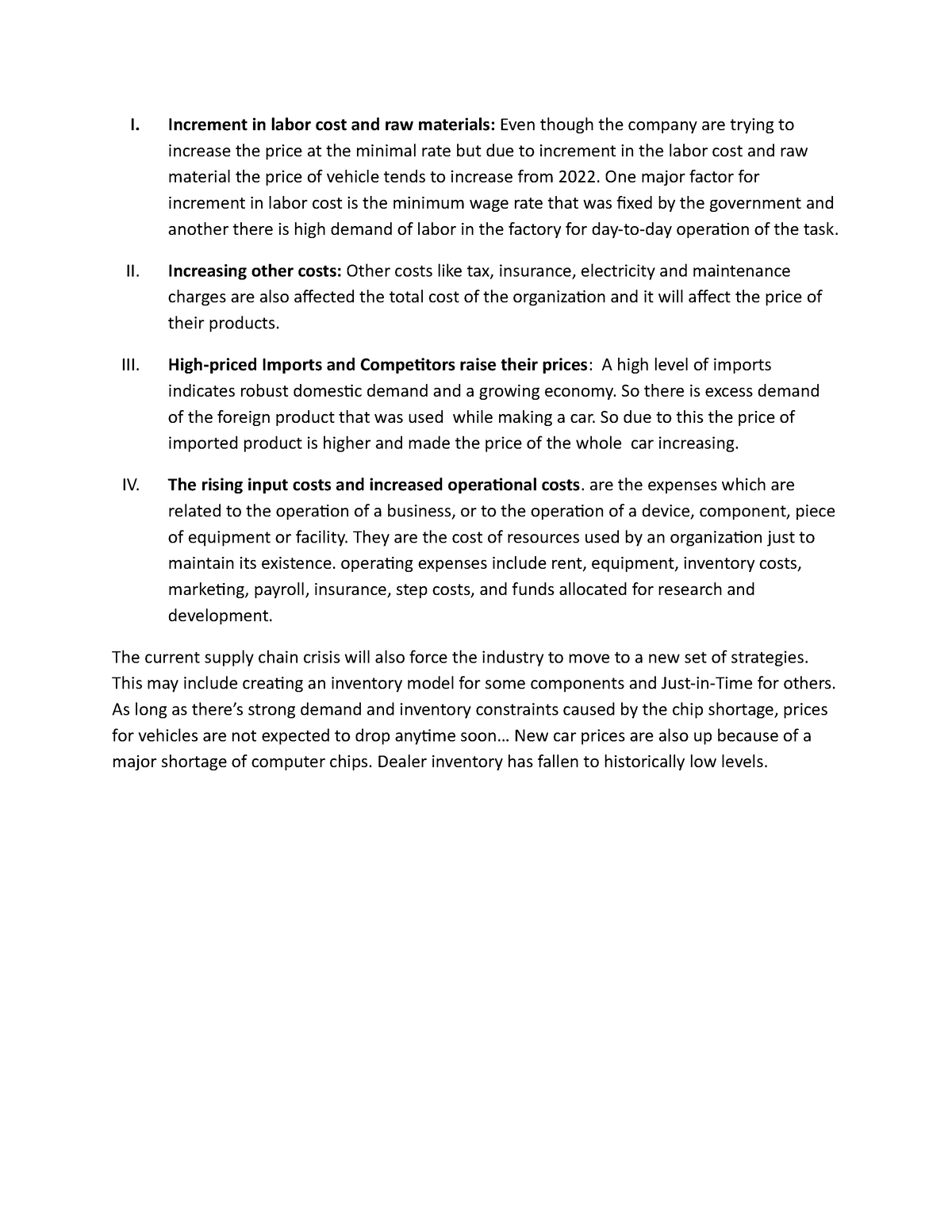 increment-in-labor-cost-and-raw-materials-i-increment-in-labor-cost