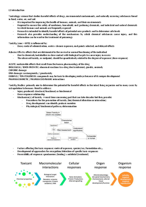 Medsci 306 Notes - Lecture 1: Introduction MEDSCI204 MDT lectures, make ...
