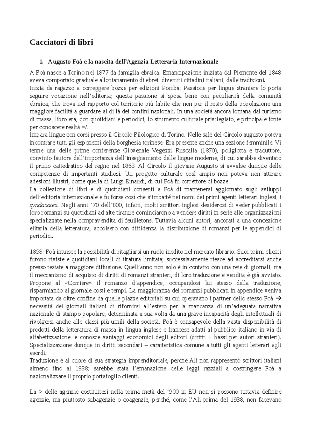 Riassunto 