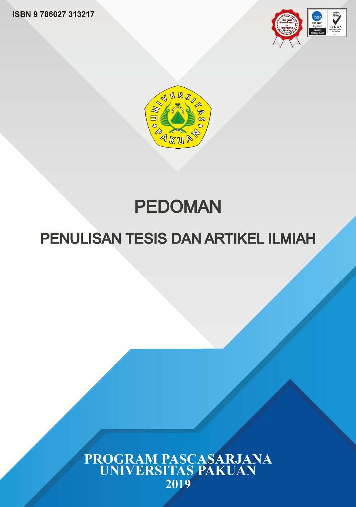 Pedoman Tesis PPs Unpak 2019 - ISBN 9 786027 313217 PEDOMAN PENULISAN ...