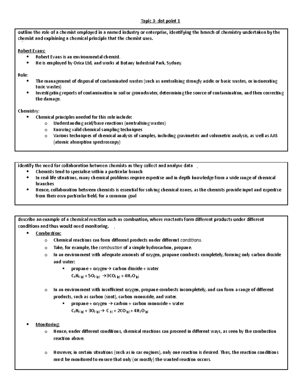 Topic 3, dot point 1 - Topic 3- dot point 1 outline the role of a ...