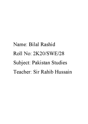 Pst Assignment - book - Biochemistry - Studocu