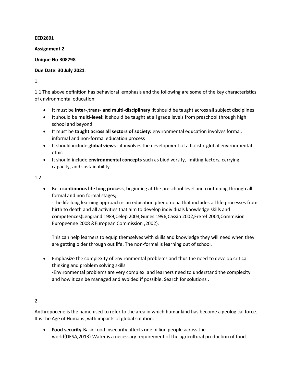 eed2601 assignment 2 answers