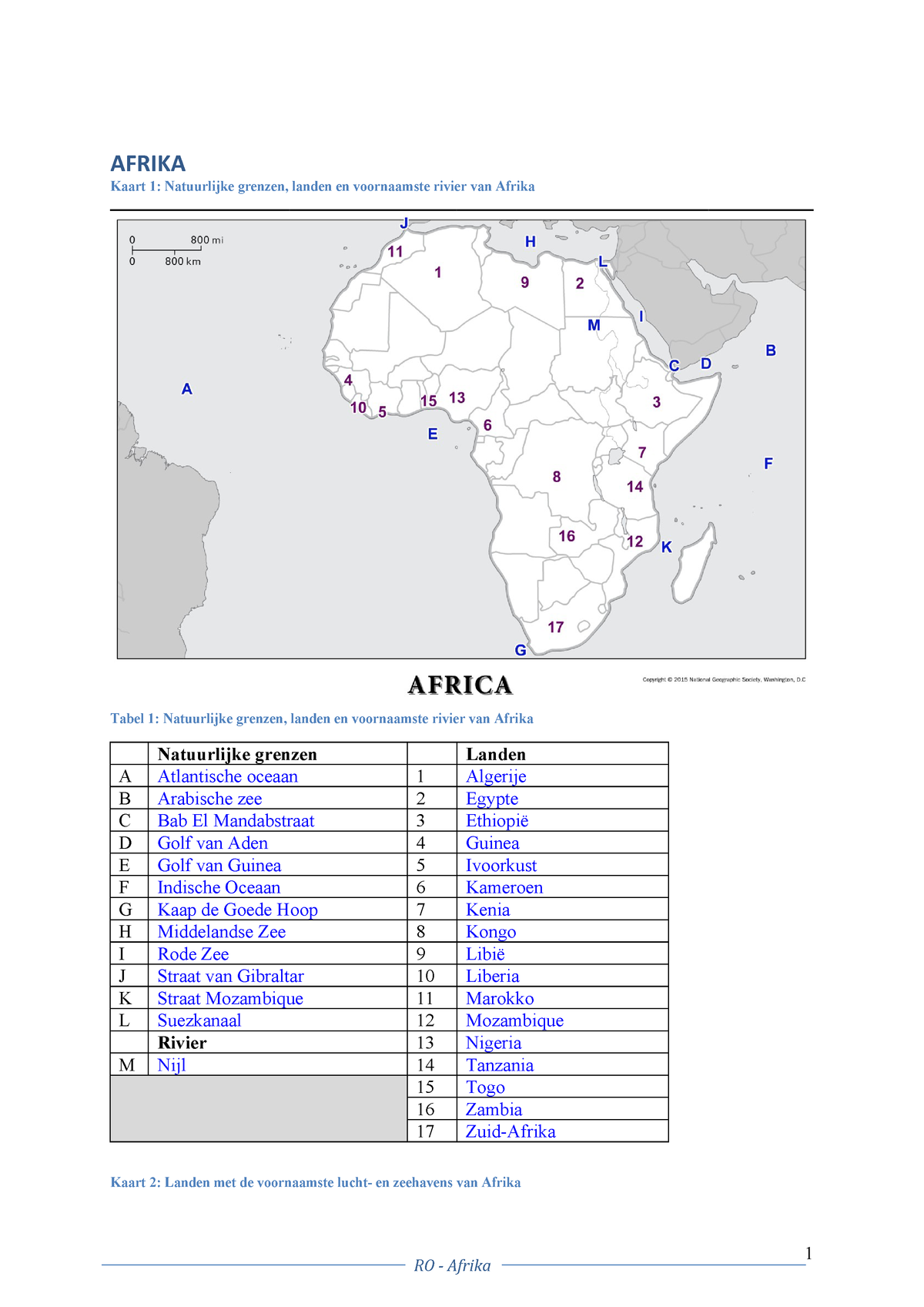 Afrika Docx Transportgeografie Studocu