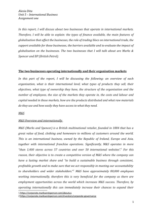 unit 5 international business assignment 3 mcdonalds