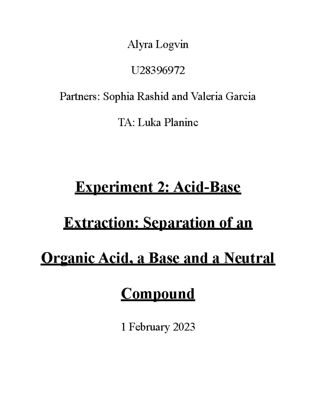 Post-Lab Report 2 - Alyra Logvin U Partners: Sophia Rashid and Valeria ...