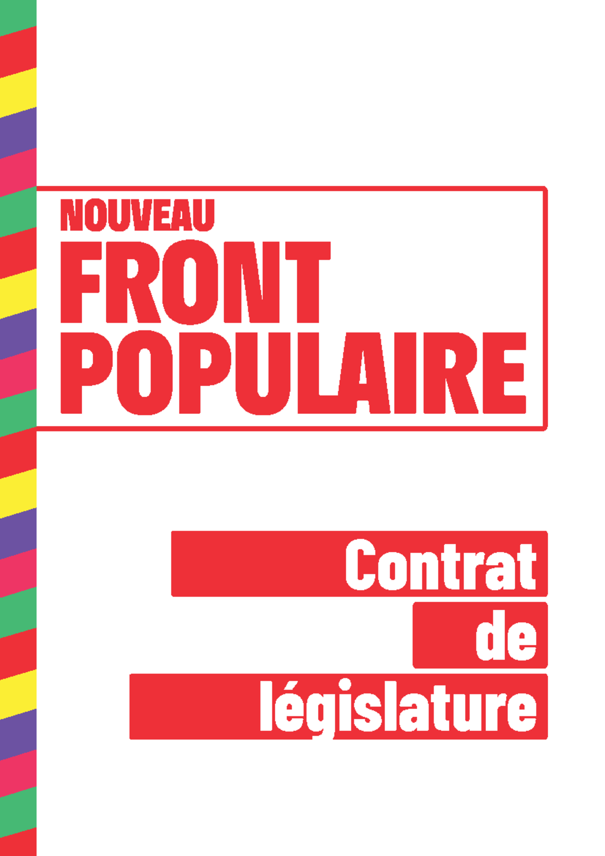 Programmenouveaufrontpopulaire Contrat de législature Le Nouveau Front Populaire rassemble