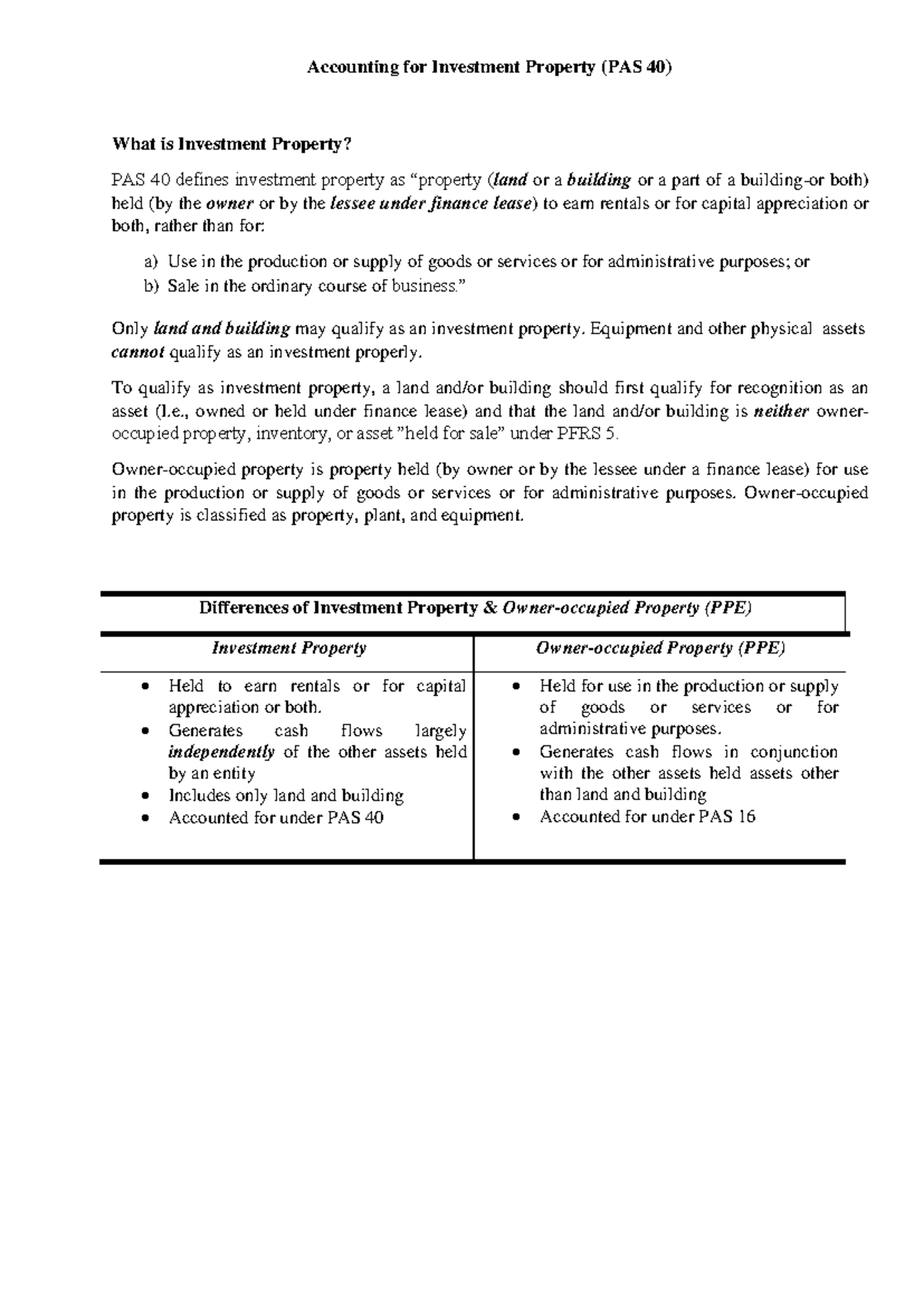 accounting-for-investment-property-only-land-and-building-may