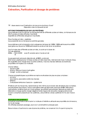[Solved] 0 Exercice 1 Methodes dextraction Vous disposez de la matire ...