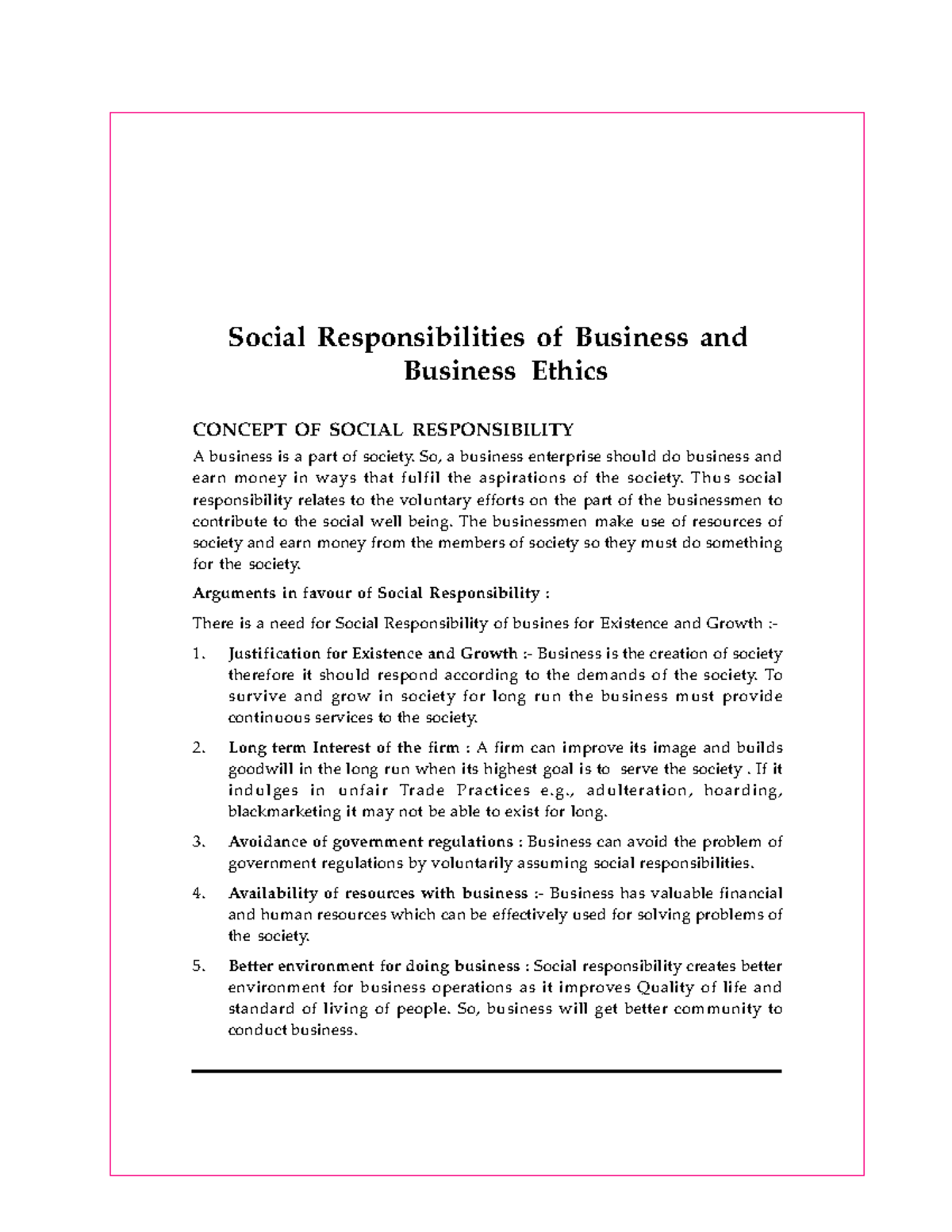 business-ethics-and-social-responsibilities-of-business-notes-with