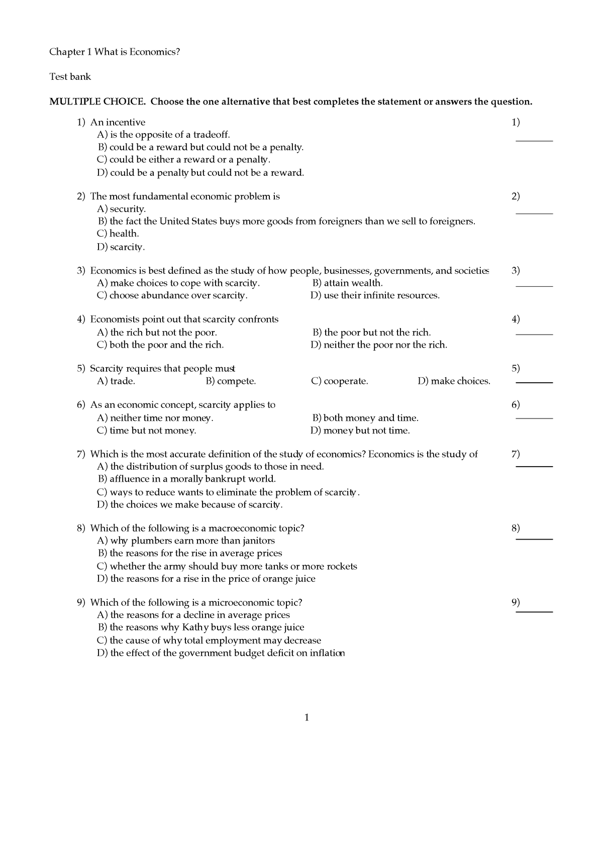 Microeconomics-multiple-choice-questions-with-answers Compress ...