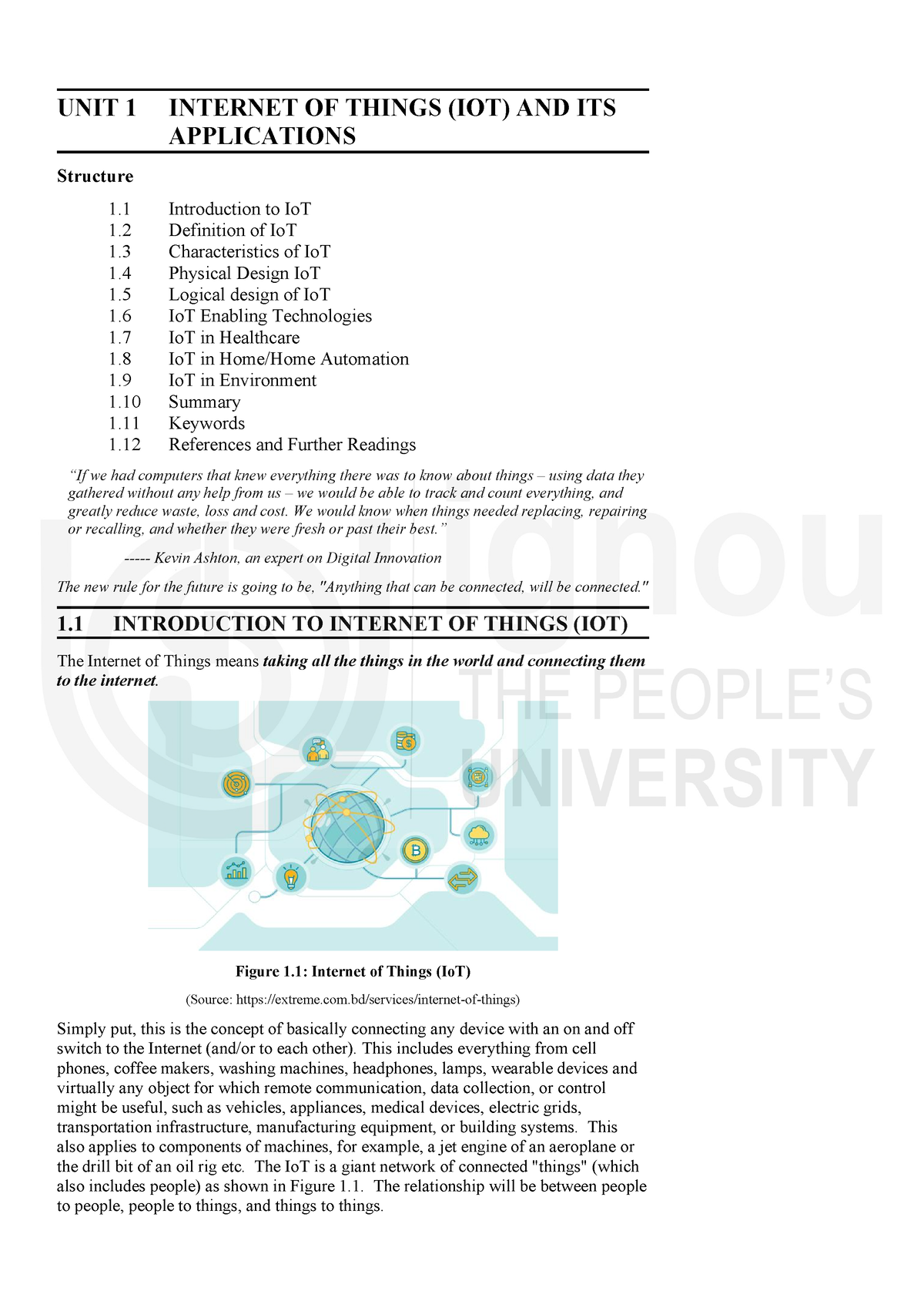 Internet Of Things Notes - UNIT 1 INTERNET OF THINGS (IOT) AND ITS ...