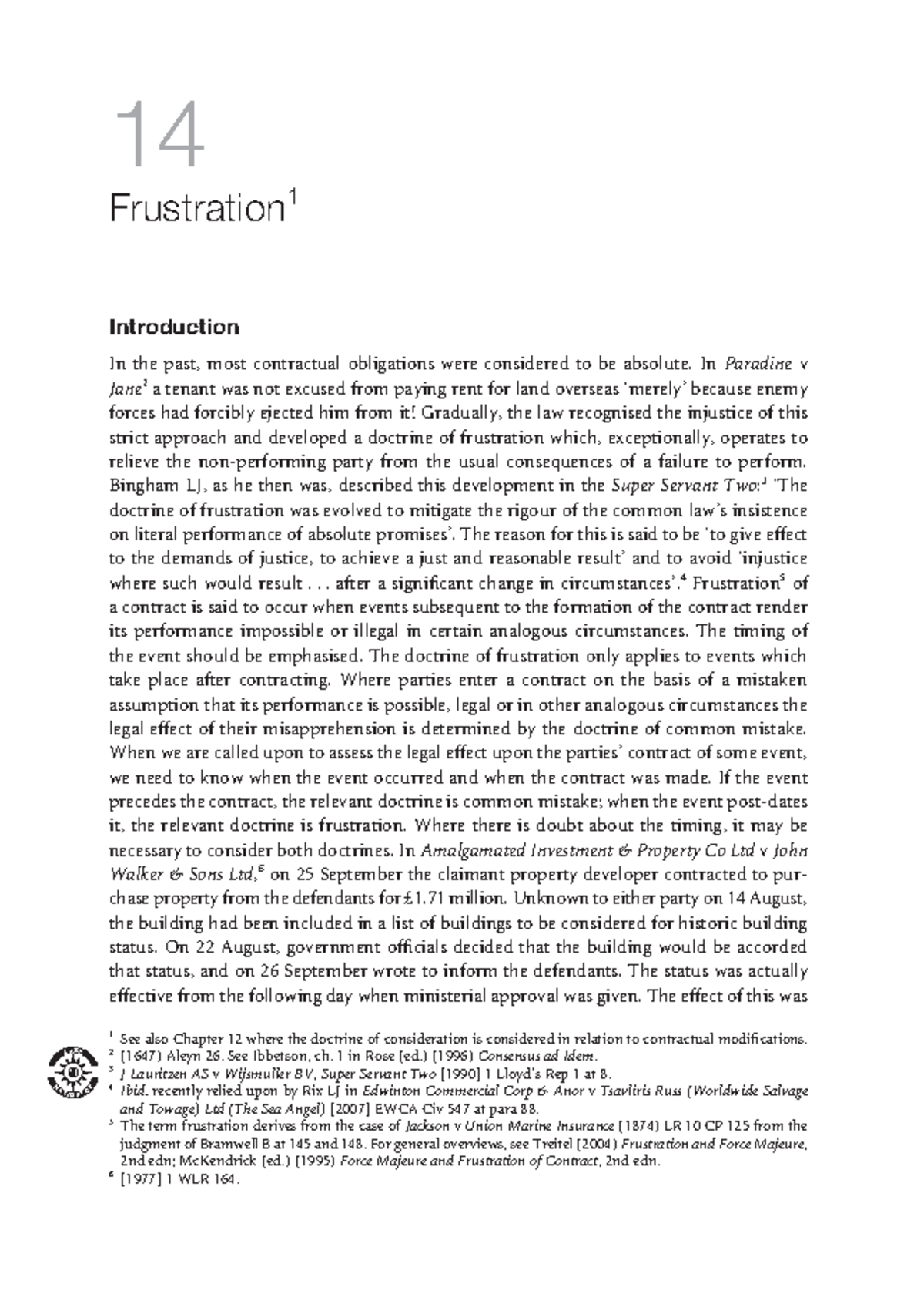 Zlib - 14 Frustration 1 Introduction In the past, most contractual ...