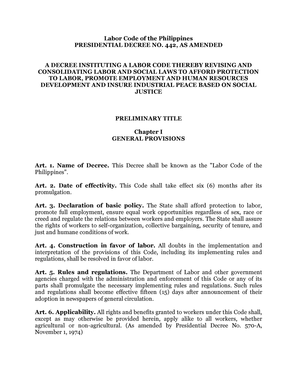 pd-442-labor-code-of-the-philippines-labor-code-of-the-philippines