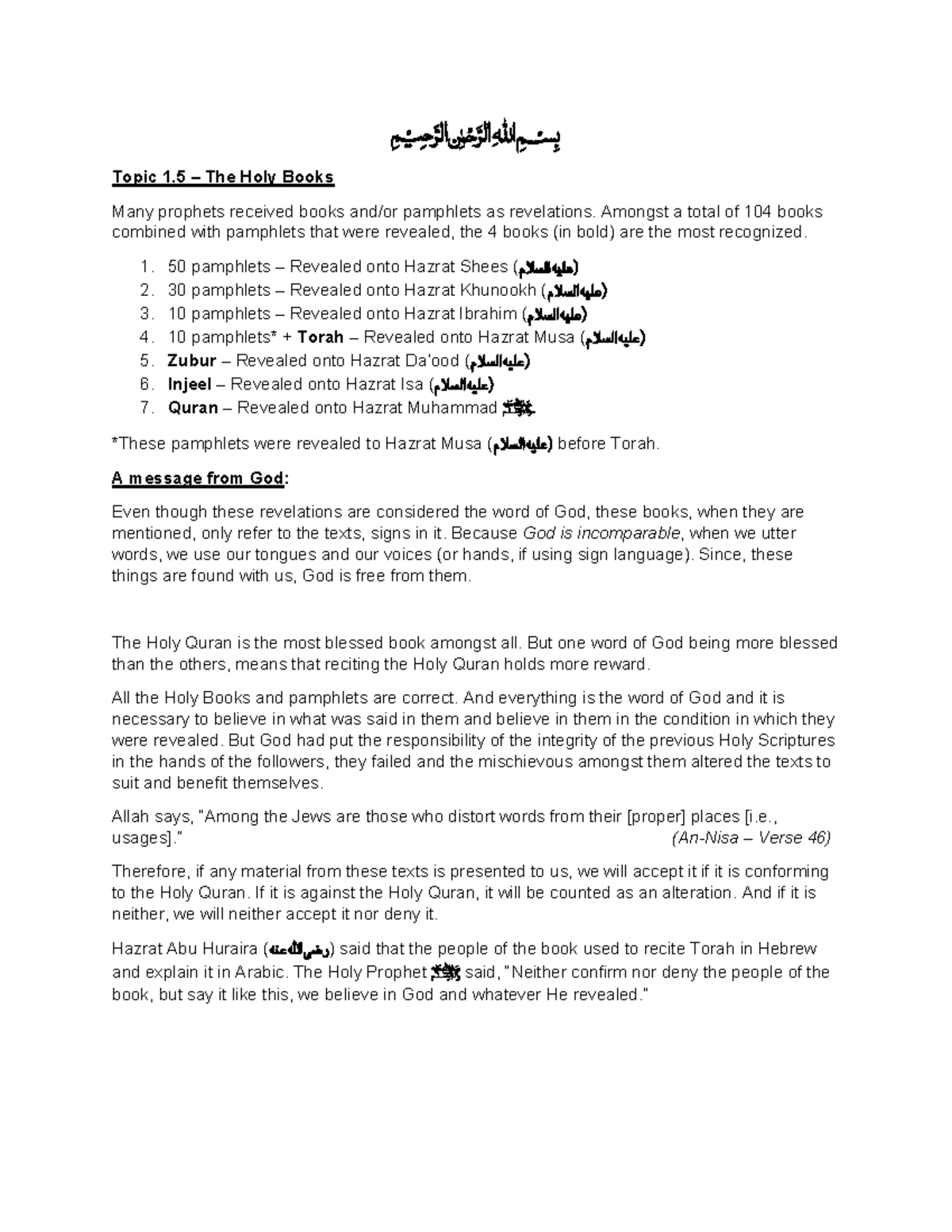 topic-1-5-the-holy-books-topic-1-the-holy-books
