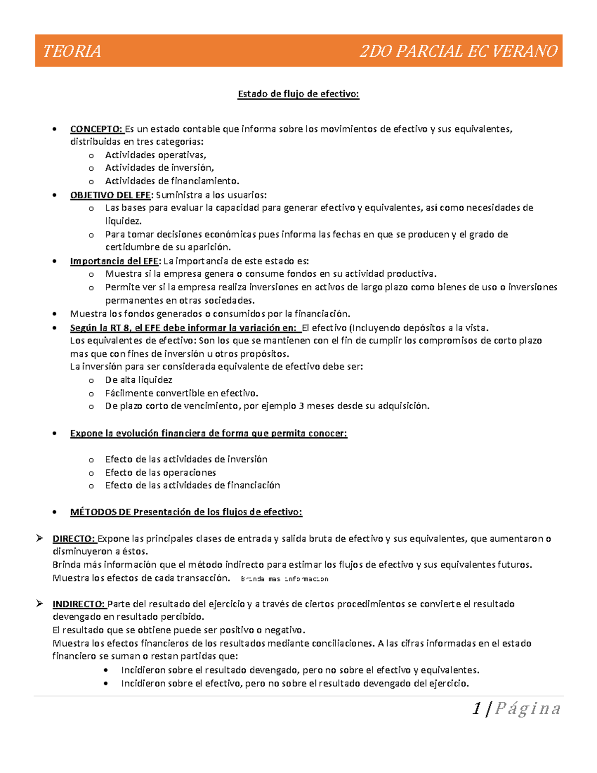 Teoria EC 2P (1) - Resumen 2p - Estado de flujo de efectivo: CONCEPTO ...