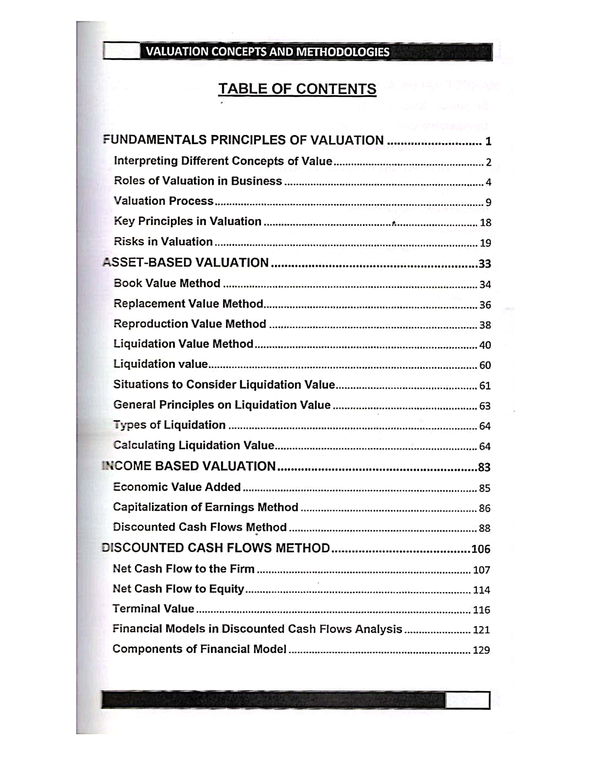 Valuation Concepts And Methodologies - BS Accountancy - Studocu