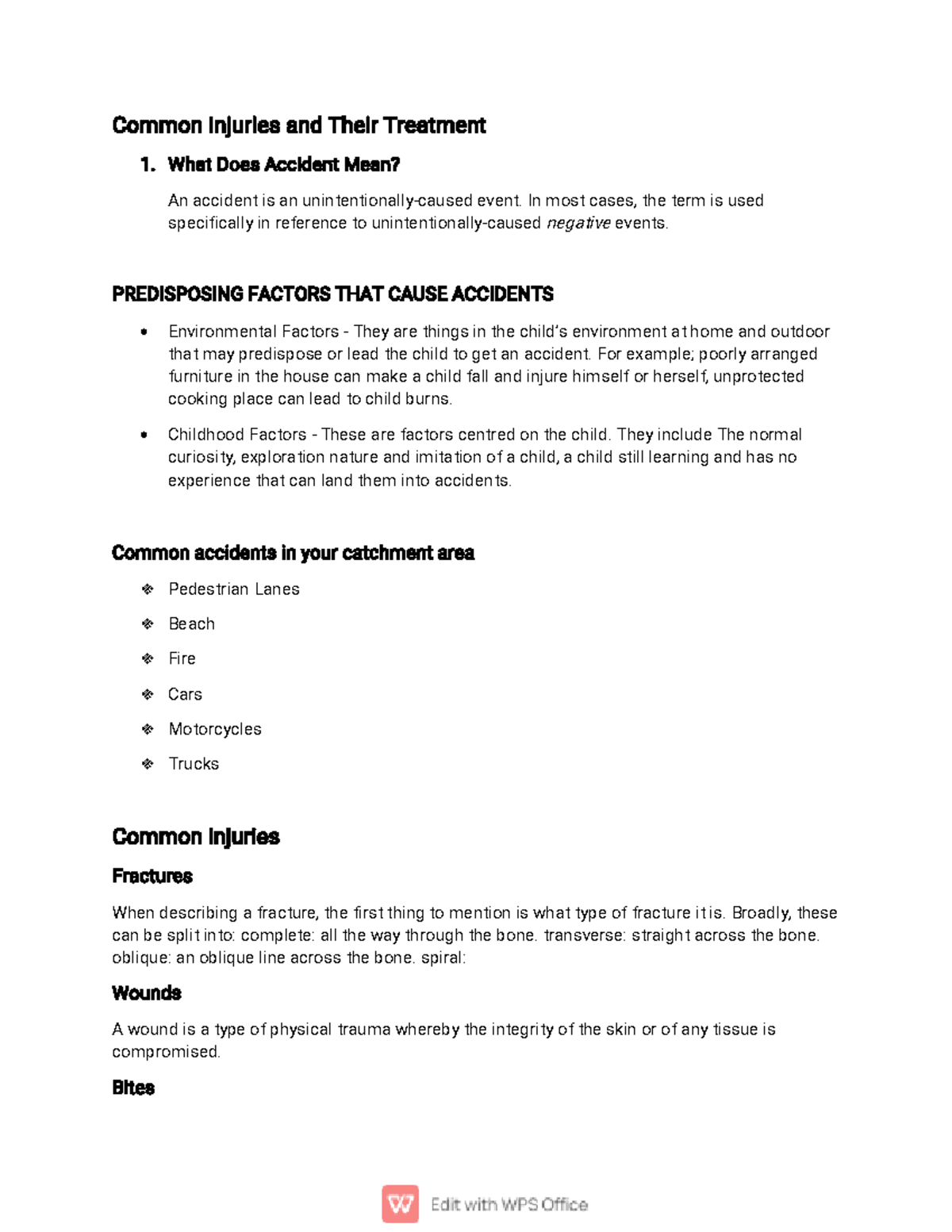 Common Injuries and Their Treatment - In most cases, the term is used ...