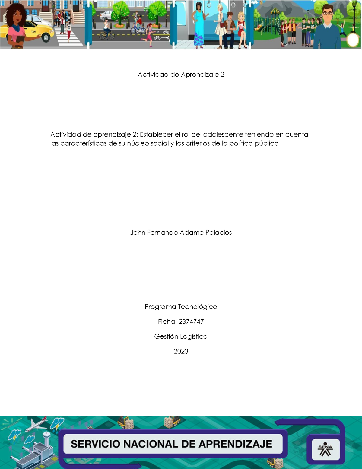 Evidencia 2 GUIA 2 - Otros - Actividad De Aprendizaje 2 Actividad De ...