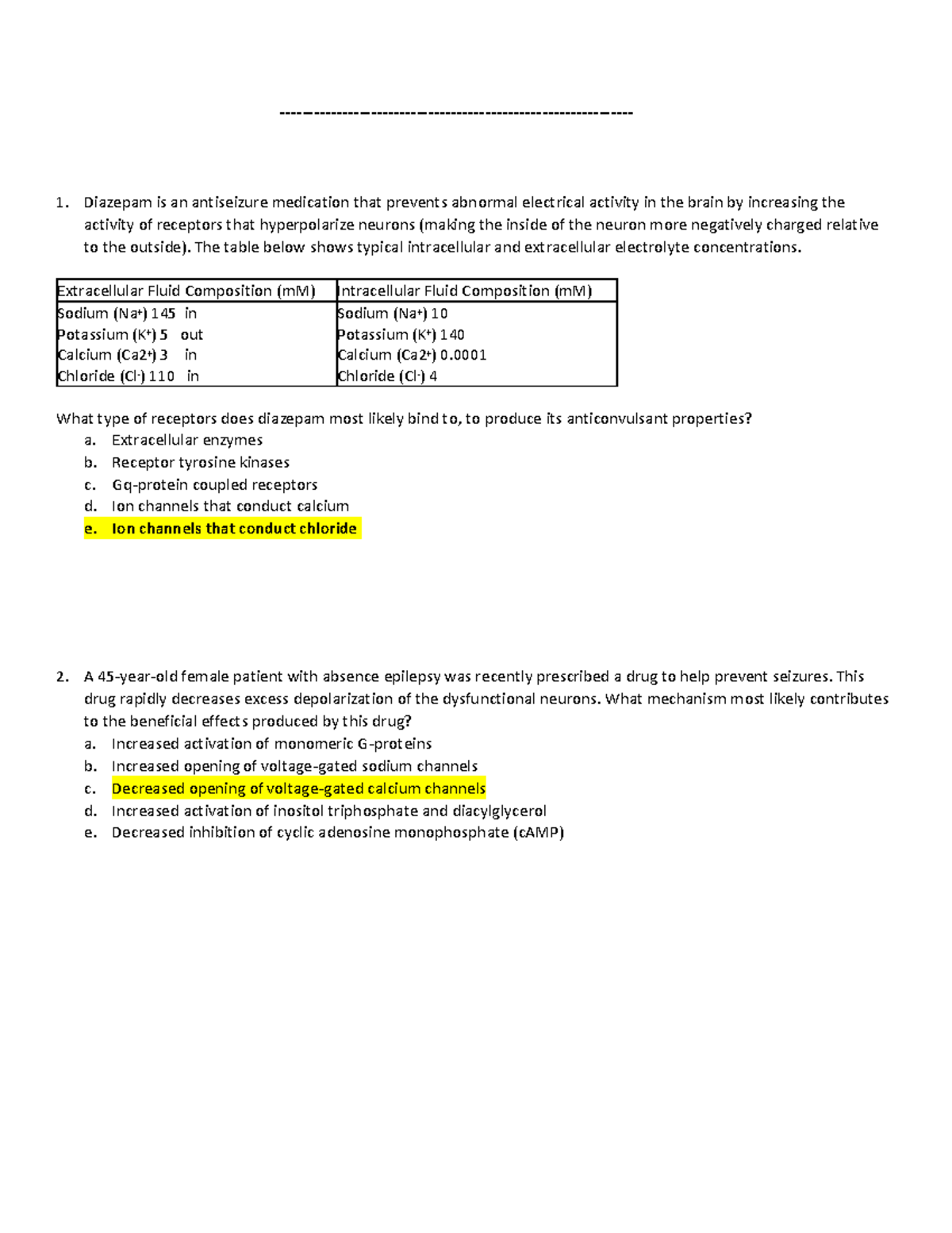 02 Drug Receptor Interactions Application 2 Diazepam is an