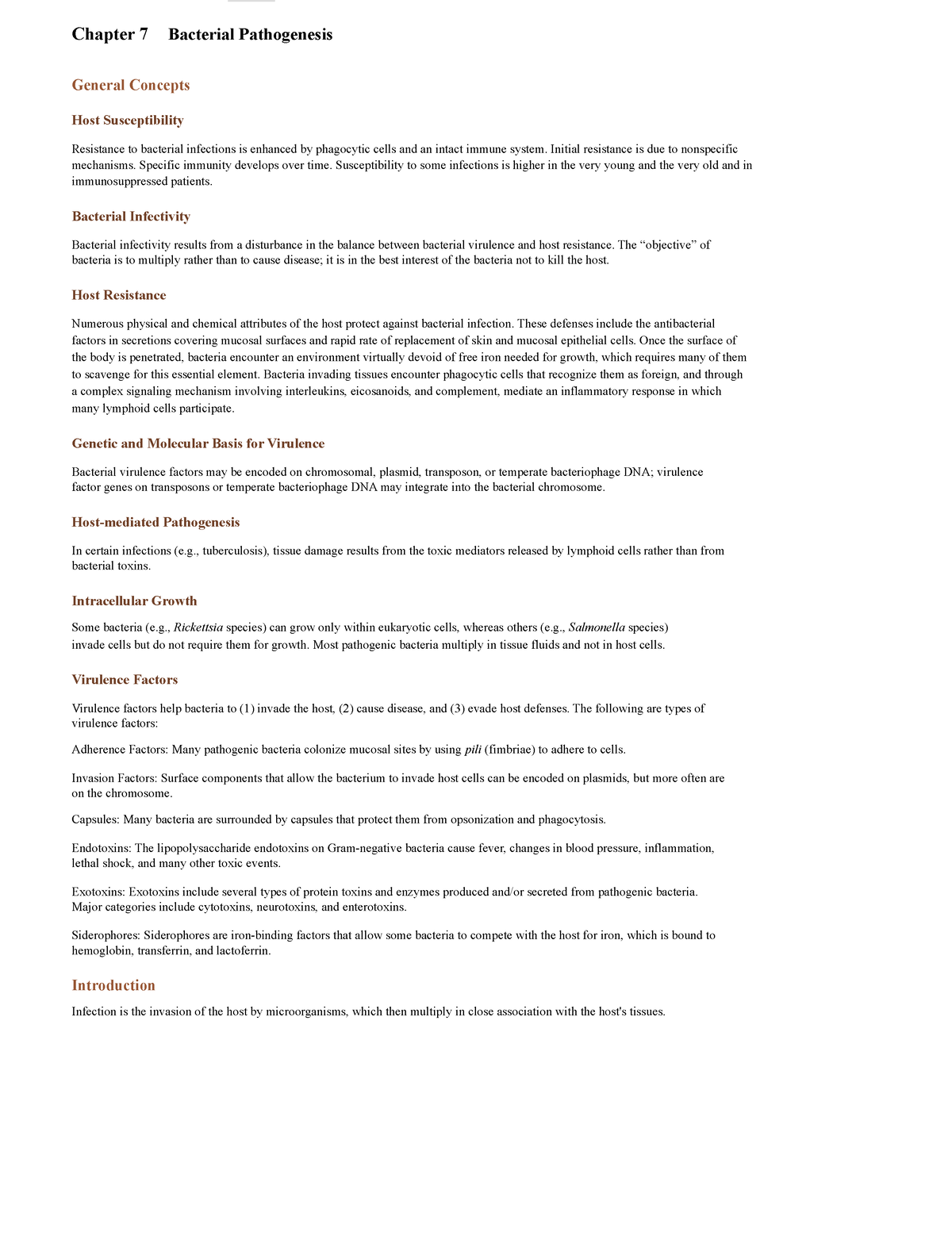 Bacterial Pathogenesis in Medical Microbiology - Chapter 7 Bacterial ...