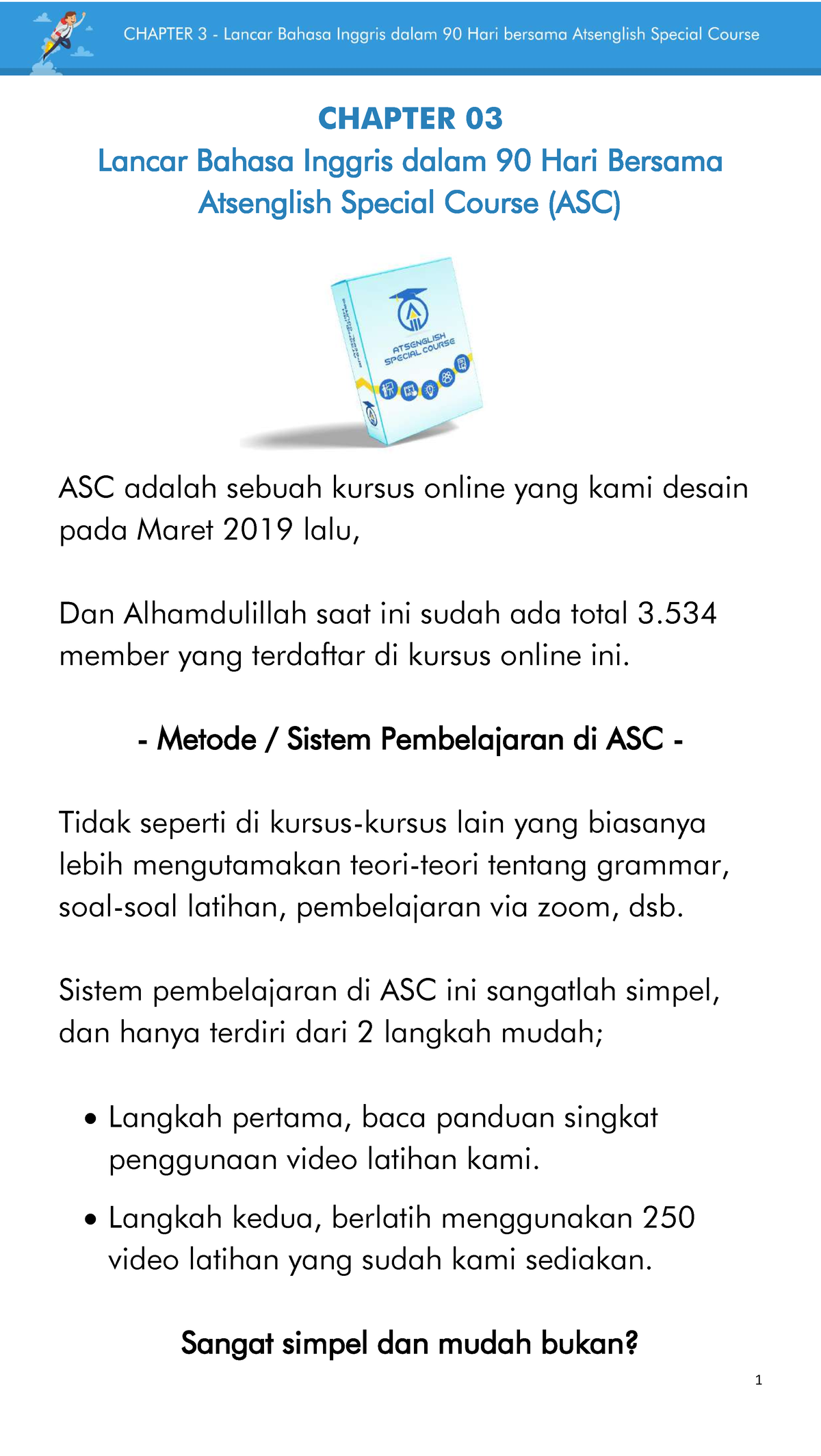 - Chapter 3 - Metode Alami Bahasa Inggris - CHAPTER 03 Lancar Bahasa ...