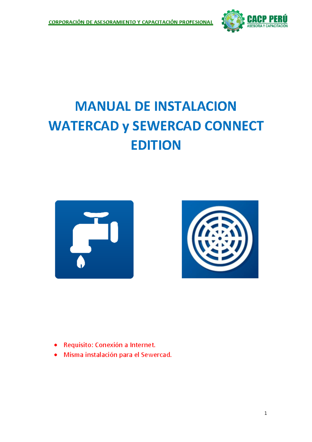 Manual Instalacion Watercad - MANUAL DE INSTALACION WATERCAD y SEWERCAD ...