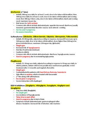 DM Patient notes - questions for workshop - Notes from patient ...