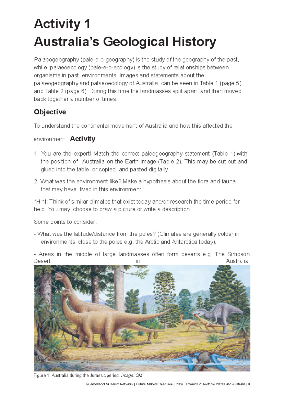 Tanya Verma Plate tectonics Australia's Geological History Student