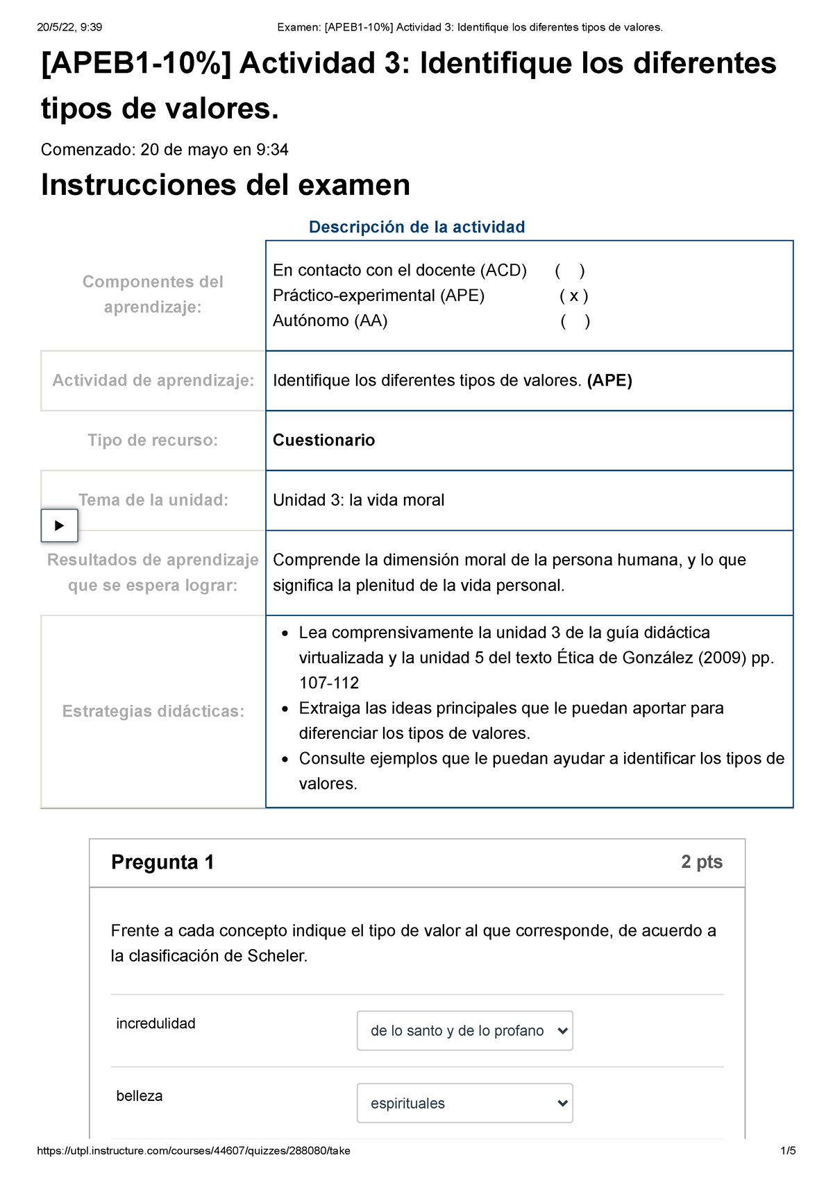 Examen [APEB 1-10%] Actividad 3 Identifique Los Diferentes Tipos De ...