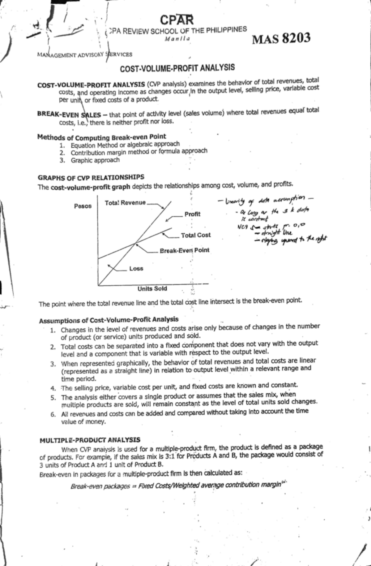 MAS - BS in Accountancy - Studocu