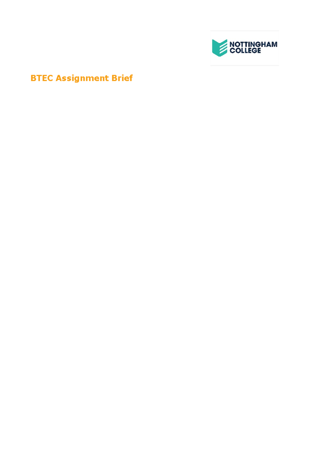 Assignment 3 BTEC Internal Assessment QDAM January 2015 Qualification