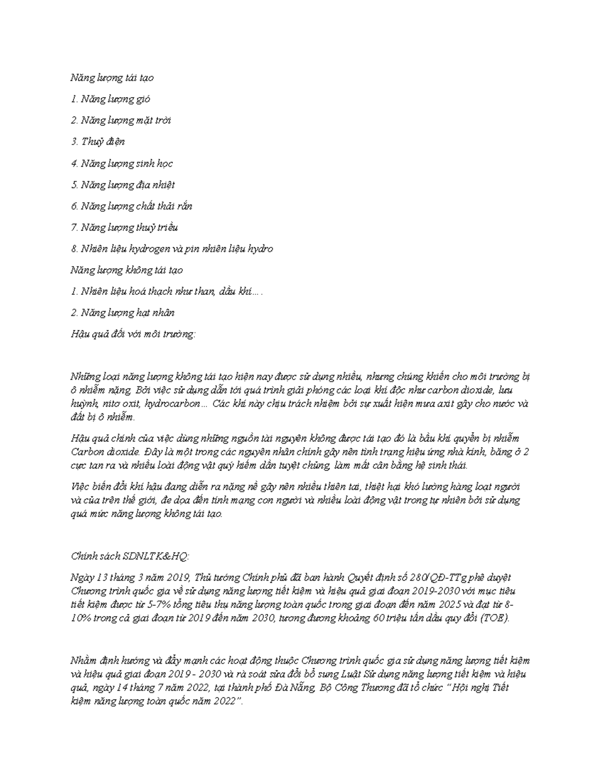 THBT - đacxcscacsacascascsacascsacas - Năng lượng tái tạo Năng lượng ...