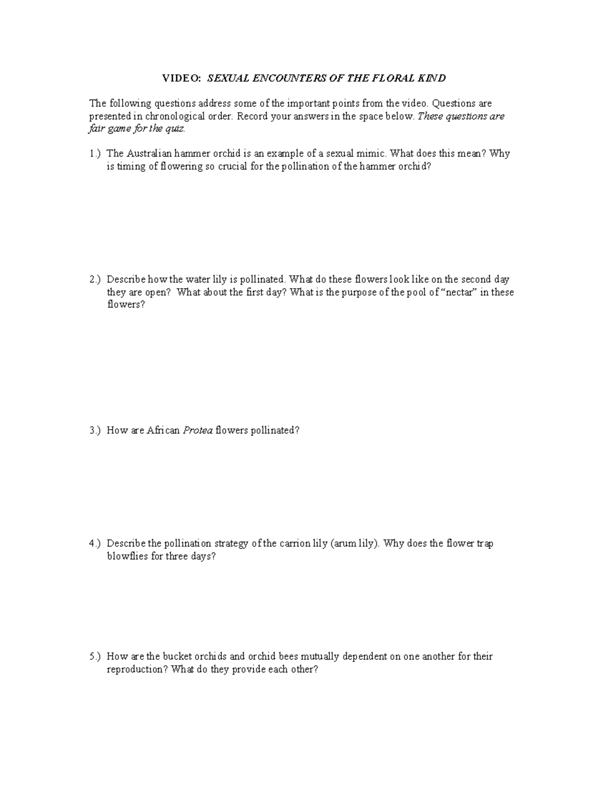 8 Floral Kind Bio 1 Studocu