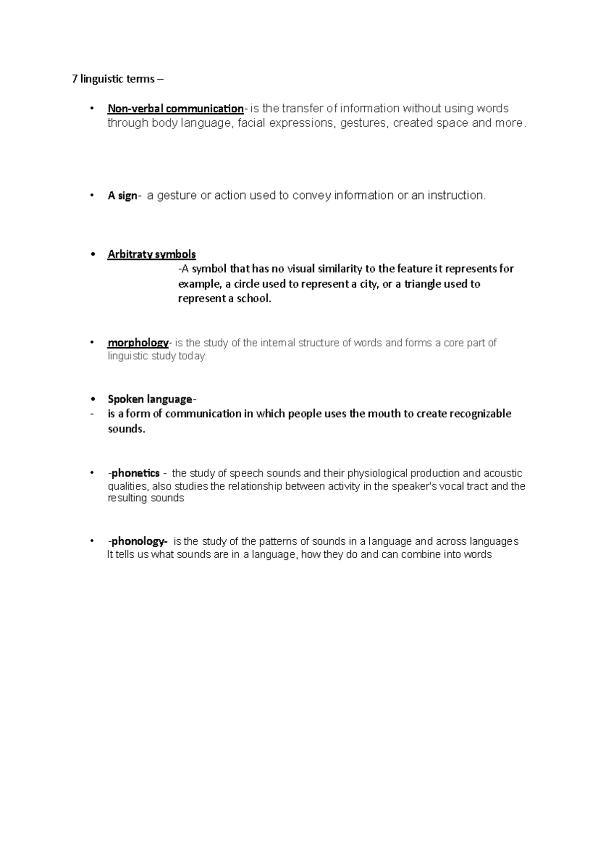 7 Linguistic Terms A Sign A Gesture Or Action Used To Convey 7-linguistic-terms-a-sign-a-gesture-or-action-used-to-convey