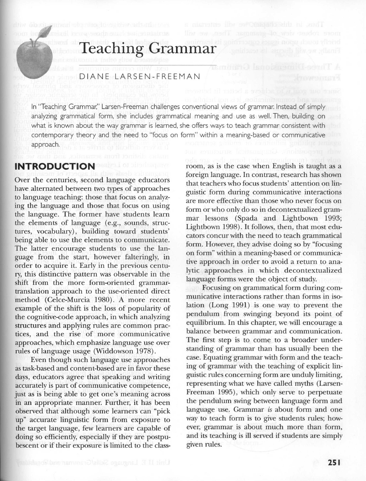 tesfl-teaching-grammar-teaching-grammar-diane-larsen-freeman-in