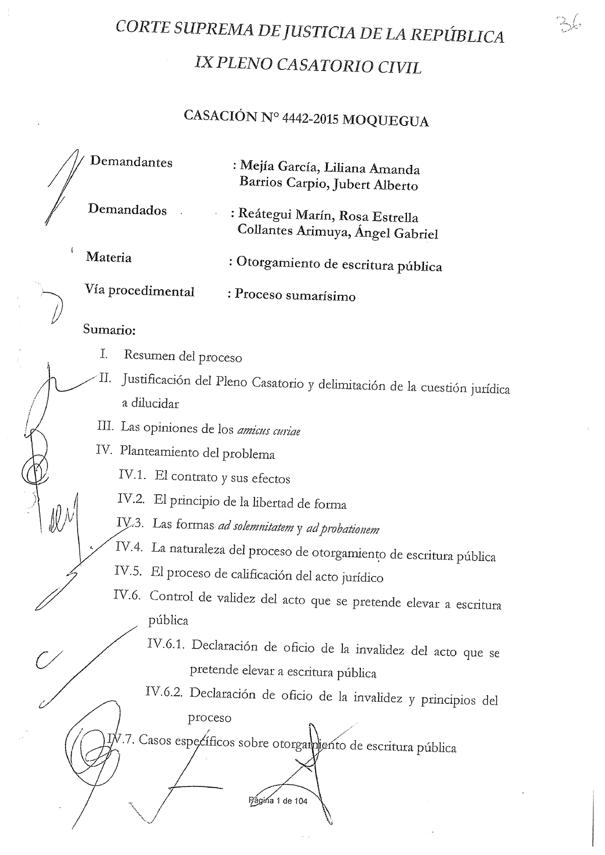 IX+Pleno+Casatorio+Civil - Teoria General Del Acto Juridico - Studocu