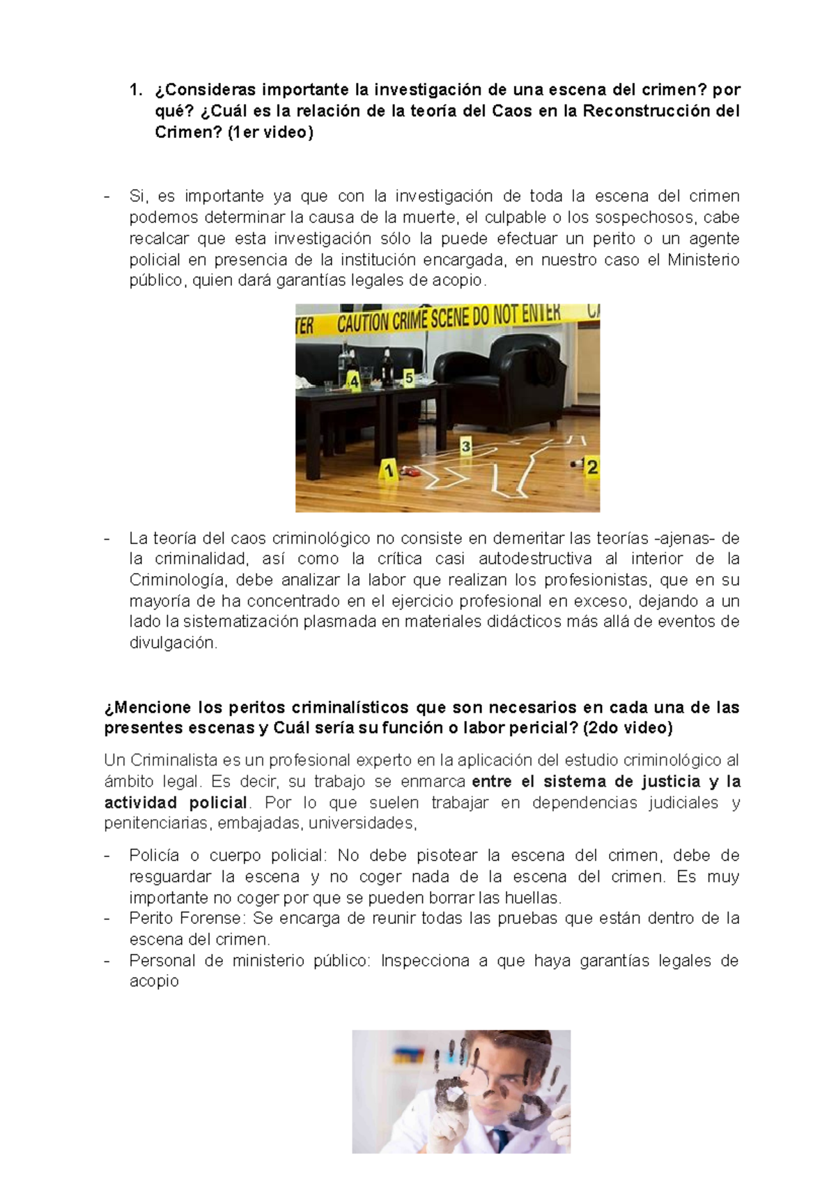Escena DEL Crimen - ¿Consideras importante la investigación de una ...