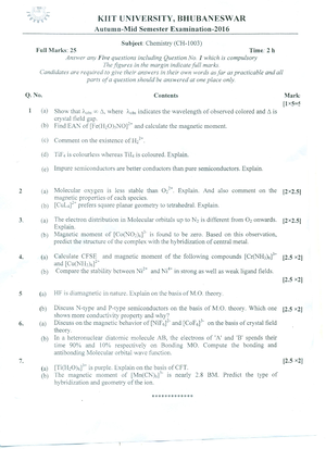 Engineering Chemistry - ENGINEERING CHEMISTRY Chemistry is the Study of ...