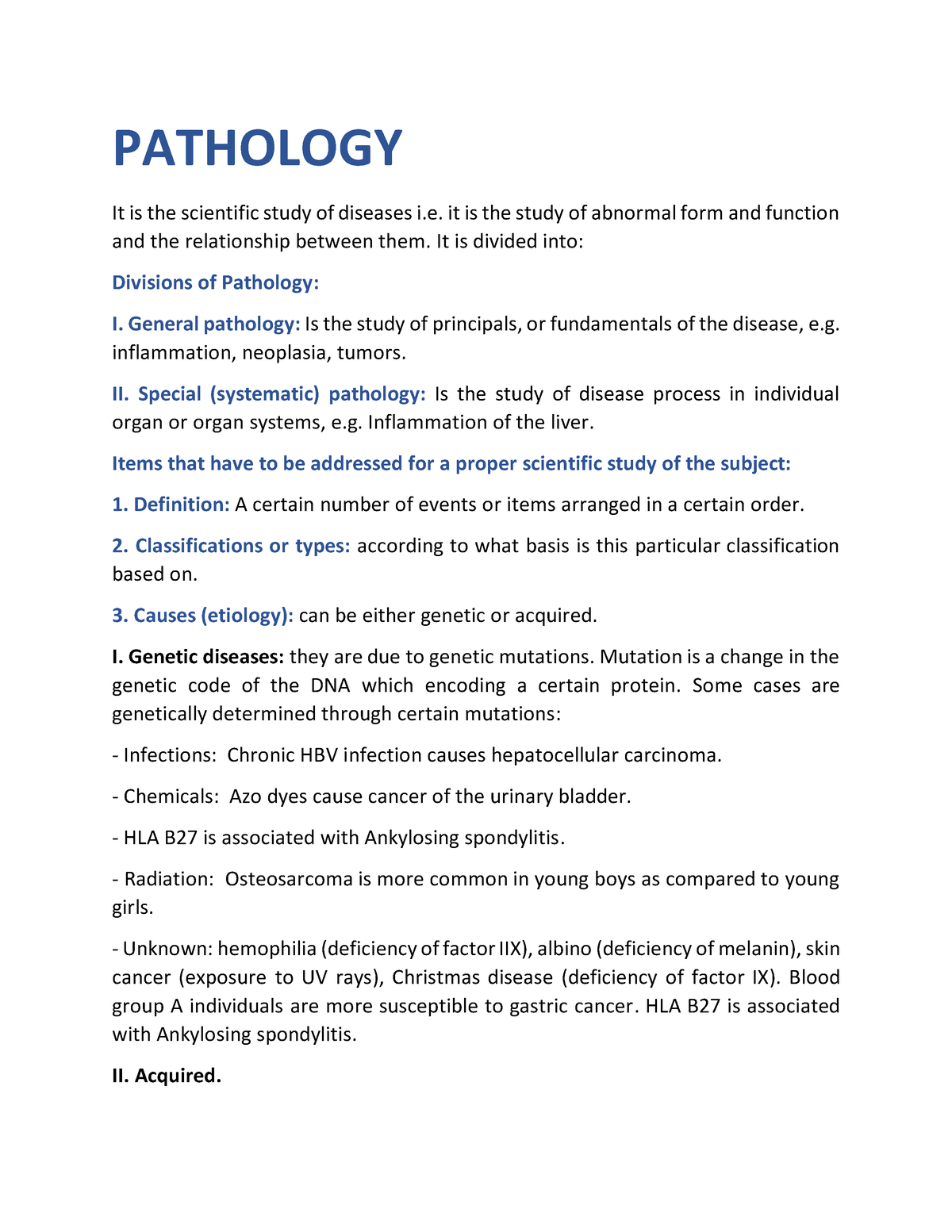 thesis topic for pathology