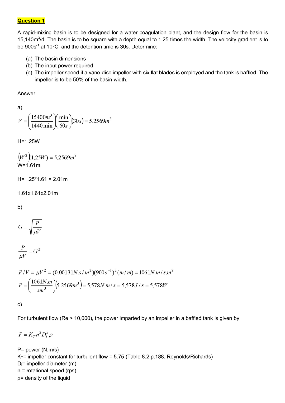 Revision Question Solutions Studocu