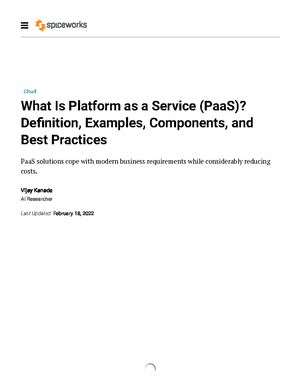What is Paa S Platform as a Service Definition and Guide - Home > Cloud ...