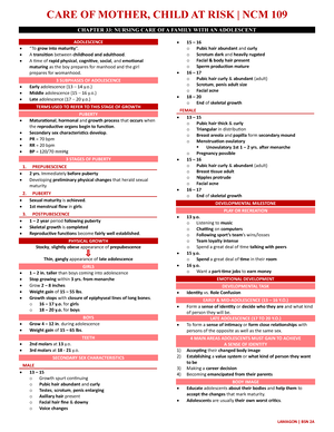 PNLE-Maternal-and-Child-Health-Nursing-Exam Reviewer - PNLE : Maternal ...