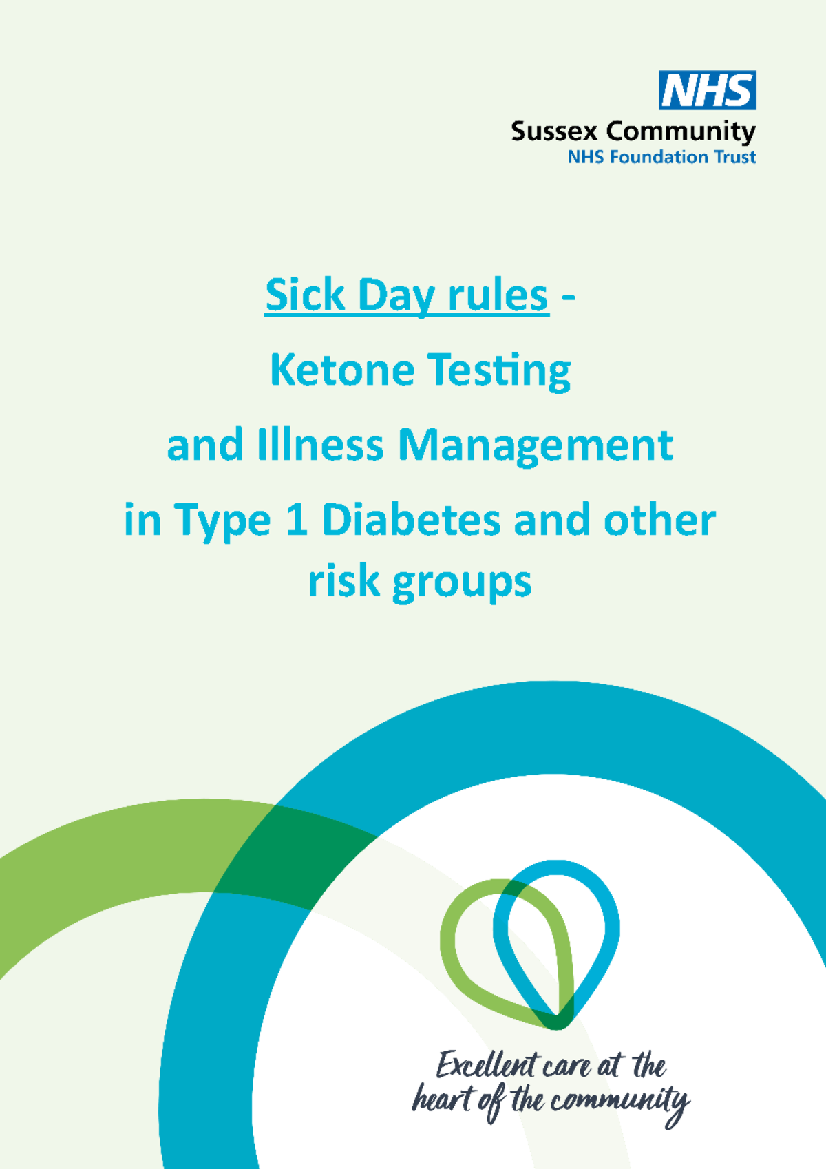 Sick Day Rules T1 Sick Day Rules Ketone Testing And Illness Management In Type 1 Diabetes 7306