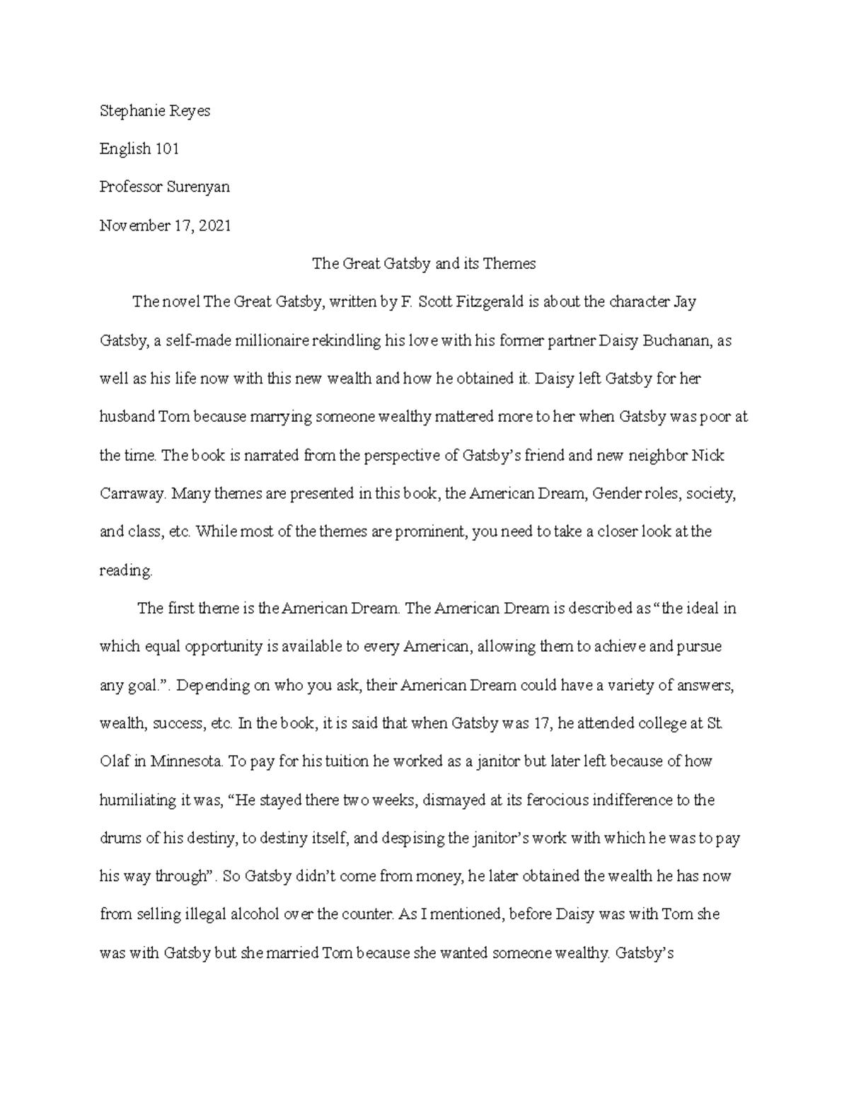 the-great-gatsby-book-review-and-its-themes-engl101-studocu