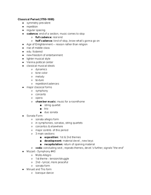Music 104 Notes – 4/8/14 - Music 104 Notes – 4.8 Texture The thickness ...