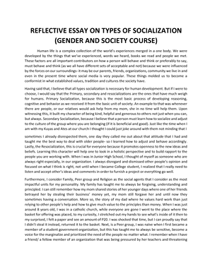 thesis about gender and society